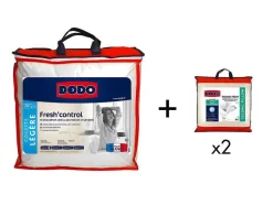 DODO Dekbed-Pack Anti-Transpirant Dekbed 240X260Cm + 2 Hoofdkussens 60X60Cm Verkoelend Effect Fresh Control