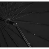 Vente-unique Parasol-Palmetto Parasol Met Kantelfunctie Zwart.