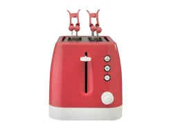 BIMAR Klein Huishoudelijk Apparaat-Pantone Broodrooster, Rood, 26X18X17 Cm,