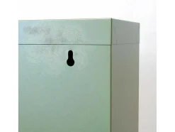 Vente-unique Schoenenkast-Pisa Schoenenkast Groen Metaal Met 6 Vakken.