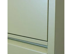 Vente-unique Schoenenkast-Pisa Schoenenkast Groen Metaal Met 6 Vakken.