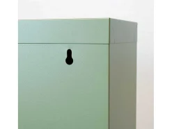 Vente-unique Schoenenkast-Pisa Schoenenkast Groen Metaal Met 4 Vakken.