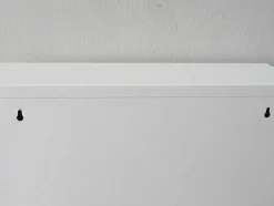 Vente-unique Schoenenkast-Pisa Schoenenkast Wit Metaal Met 5 Vakken - Set Van 3.