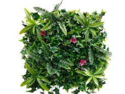 Vente-unique Plantenwand-Plantenwand Ikaz - Set Van 1 M - Groen