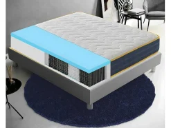 I Love Sleep Veren Matras-Pocketveringmatras En Traagschuim Met 9 Gedifferentieerde Zones - 23 Cm Hoog - Anatomisch 140X200 Cm