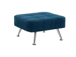 Vente-unique Poef-Poef Van Stof Murni - Blauw