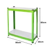 Vente-unique Tuinkas-Polytunnel 19Mm 2.5M X 2M With Racking