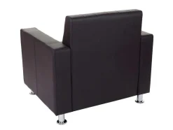 Vente-unique Fauteuil Met Holle Rugleuning-Pori Fauteuil, Koffie