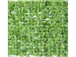 Vente-unique Afscherming En Omheining-Privacyscherm Balkon N77 Ii Blad, 300X150Cm Licht Blad