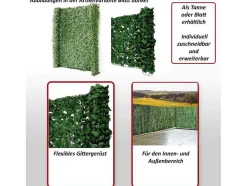 Vente-unique Afscherming En Omheining-Privacyscherm Balkon N77 Ii Blad, 300X150Cm Dark Fir