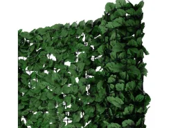 Vente-unique Afscherming En Omheining-Privacyscherm Balkon N77 Ii Blad, 300X100Cm Donker Blad