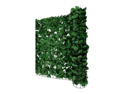 Vente-unique Afscherming En Omheining-Privacyscherm Balkon N77 Ii Blad, 300X100Cm Donker Blad