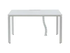 Workēa Bureaumeubel-Professioneel Bureau Voor 1 Persoon - Wit - L140 Cm - Downtown