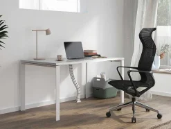 Workēa Bureaumeubel-Professioneel Bureau Voor 1 Persoon - Wit - L140 Cm - Downtown