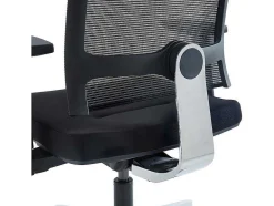 Workēa Bureaustoel-Professionele Ergonomische Bureaustoel - Met Hoofdsteun - Stof - Zwart - Wallstreet