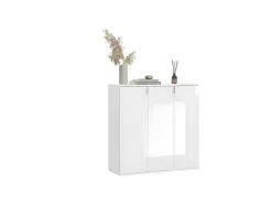 Vente-unique Ladekast-Projektx Kommode 3 Deuren Wit.