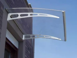 Vente-unique Luifel En Afdak-Rechte Afdak Neona Van Aluminium - 150 X 90 X 15 Cm