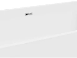 Shower & Design Halfvrijstaand Bad-Rechthoekig Halfvrijstaand Bad - 202 L - 150 X 75 X 58 Cm - Wit - Acryl - Pikaia