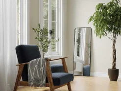 OZAIA Accessoires & Spiegels-Rechthoekige Badkamerspiegel Met Zwarte Contour - 140X50 Cm - Demetria