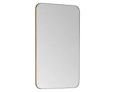 OZAIA Accessoires & Spiegels-Rechthoekige Badkamerspiegel Met Gouden Contour - 50 X 80 Cm - Demetria