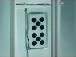 Shower & Design Douchecabine-Rechthoekige Douchecabine Met Balneotherapie En Hamam Arthemis - 12 Massagestralen
