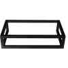Shower & Design Muurkast Badkamer-Rechthoekige Hangende Wastafel Met Drager - L40 X B22 Cm - Uchami