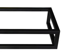 Shower & Design Muurkast Badkamer-Rechthoekige Hangende Wastafel Met Drager - L40 X B22 Cm - Uchami