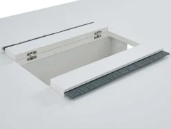 Workēa Kantoormeubilair-Rechthoekige Vergadertafel - 6 Personen - Wit - L240 Cm - Downtown
