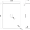 Shower & Design Wastafel-Rechthoekige Wastafel Om Te Plaatsen - Geborsteld Goudkleurig - L50 X B35,2 Cm - Demarquy