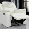 Vente-unique Relaxfauteuil-Relaxfauteuil Evasion Van Leer - Ivoorwit