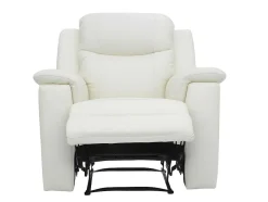 Vente-unique Relaxfauteuil-Relaxfauteuil Evasion Van Leer - Ivoorwit