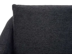 Vente-unique Fauteuil Met Holle Rugleuning-Relaxfauteuil Mcw-H93A, Stof/Textiel Donkergrijs