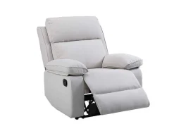 Vente-unique Relaxfauteuil-Relaxfauteuil Van Beige Stof Lana