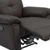 Vente-unique Relaxfauteuil-Relaxfauteuil Van Bruin Leer Vineta
