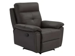 Vente-unique Relaxfauteuil-Relaxfauteuil Van Bruin Leer Vineta