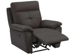 Vente-unique Relaxfauteuil-Relaxfauteuil Van Bruin Leer Vineta
