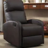 Vente-unique Relaxfauteuil-Relaxfauteuil Van Kunstleer Isao - Zwart