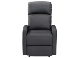 Vente-unique Relaxfauteuil-Relaxfauteuil Van Kunstleer Isao - Zwart