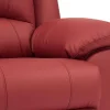 Vente-unique Relaxfauteuil-Relaxfauteuil Van Leer Aroma - Rood