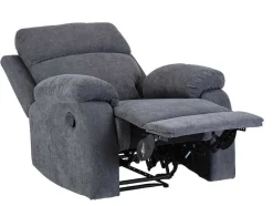 Vente-unique Relaxfauteuil-Relaxfauteuil Van Stof Tolzano - Antraciet