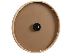OZAIA Wandklok-Rieten Wandklok - D60 Cm - Mdf En Hout - Naturel - Fietra