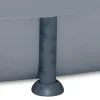 Vente-unique Zwembad-Rond Grijs Buizenzwembad Met Filterpomp Met Patroon - D427 X H107 Cm - Nisoka