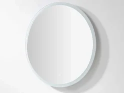 OZAIA Accessoires & Spiegels-Ronde Badkamerspiegel Met Led-Verlichting Daniela - L60 X H 60 Cm