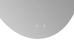 OZAIA Accessoires & Spiegels-Ronde Badkamerspiegel Zonder Kader Anticondens Met Ledverlichting Diameter 90 Cm Romula