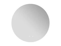 OZAIA Accessoires & Spiegels-Ronde Badkamerspiegel Zonder Kader Anticondens Met Ledverlichting Diameter 90 Cm Romula