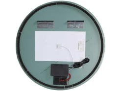 OZAIA Accessoires & Spiegels-Ronde Badkamerspiegel Zonder Kader Anticondens Met Ledverlichting Diameter 90 Cm Romula