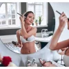 Vente-unique Spiegel-Ronde Glamour Badspiegel Klaar Om Te Monteren O50