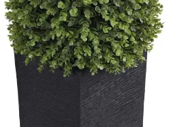 OZAIA Kunstplant-Ronde Kunstbuxus Met Pot - H66 X D40 Cm - Groen - Diava