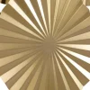 OZAIA Decoratieve Wandplaat-Ronde Metalen Wanddecoratie - B118 X H71 Cm - Goudkleurig - June