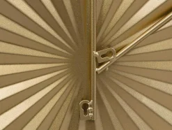 OZAIA Decoratieve Wandplaat-Ronde Metalen Wanddecoratie - B118 X H71 Cm - Goudkleurig - June